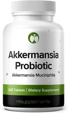 Akkermansia Muciniphila Probiotic Supplement 240 Tablets for Men & Women