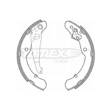 Bremsbackensatz hinten für Skoda Octavia 1 1U2 1U5 2 1Z3 1Z5 Roomster | 2433360