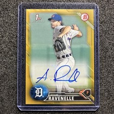 2016 Bowman Paper Prospect Autographs Adam Ravenelle #PA-AR 1st Bowman Gold /50 