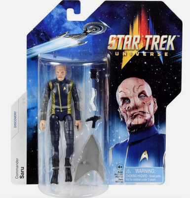 Star Trek - Universe Actionfigur. Commander Saru. Playmates. Neu und versiegelt.