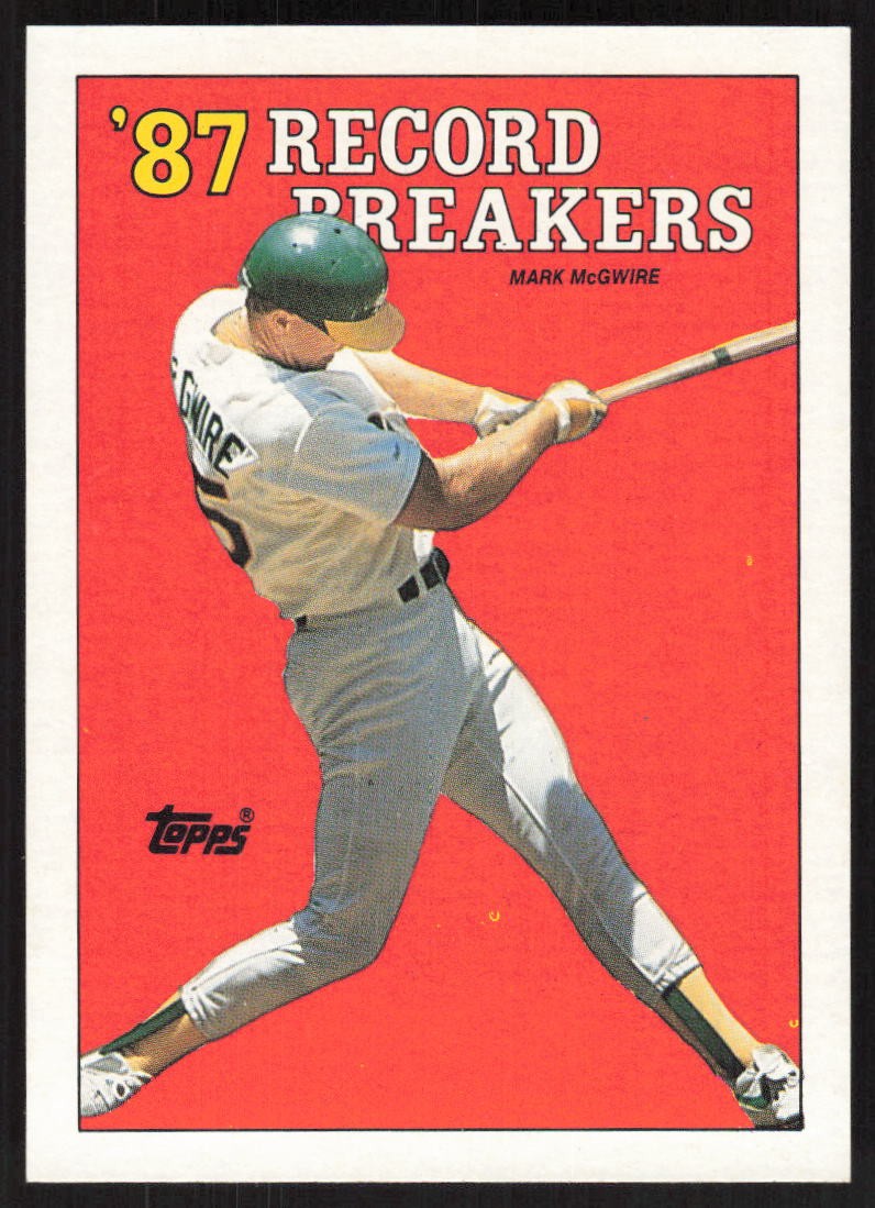 1988 Topps Mark McGwire #3b Oakland Athletics