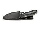 Boker Magnum Racoon Black/Grey Micarta Fixed Blade Knife Mirror Blade 02SC050 — photo 2