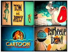 16mm Film: TOM JERRY CARTOON "Barbecue Brawl" 1956 LPP - Near Mint Original