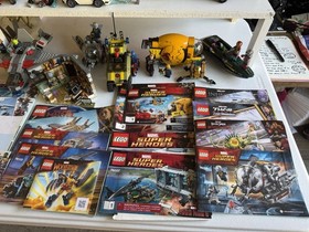 Massive LEGO Marvel Lot Sets, Mini Figures, Manuals, Extras Estate Collection