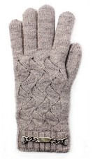 Silver Chain Cuff Double Layer Plush Lined Ch...