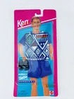 Vtg Ken Boyfriend Of Barbie Doll Tiki Print Shirt & Shorts Outfit 1995 Fashions