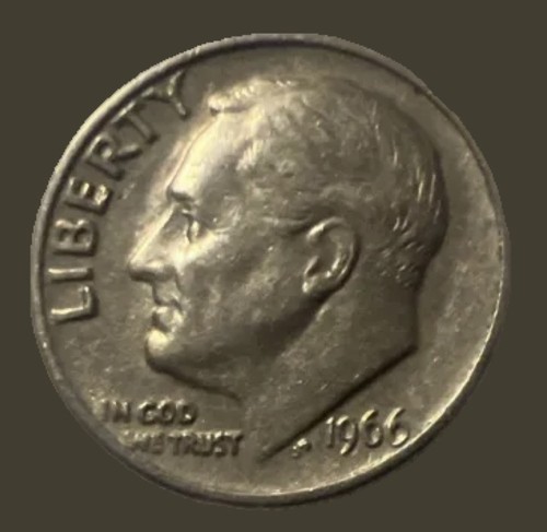 Roosevelt Groschen 1966 - Bild 2 von 3