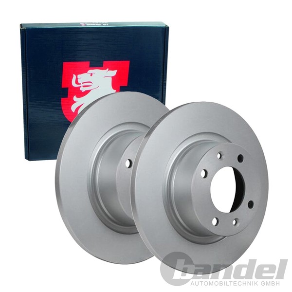 2X JP Group Bremsscheiben Ø276Mm Voll Hinten Passend FüR CitroËN C5-image