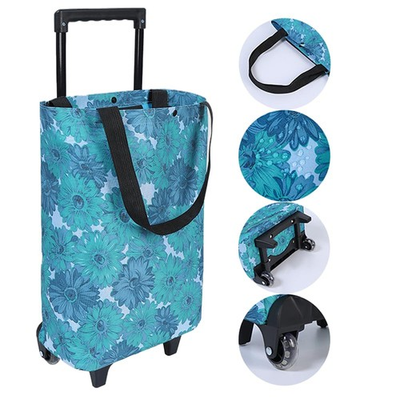 #ad Small Collapsible Shopping CartShopping Cart with WheelsFolding Portable BagW $37.84