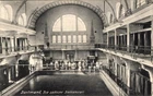 Postcard Dortmund, municipal bathing establishment, swimming pool with bathers - 5181468