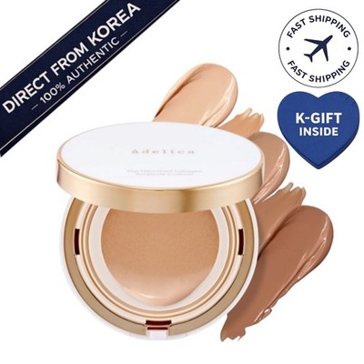 Atomy Adelica The New Gold Collagen Ampoule Cushion 1+1 Set K-Beauty Glow