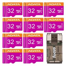 ADATA Premier 32GB UHS I Class10 MicroSDHC Memory Card with Adapter for Tablets