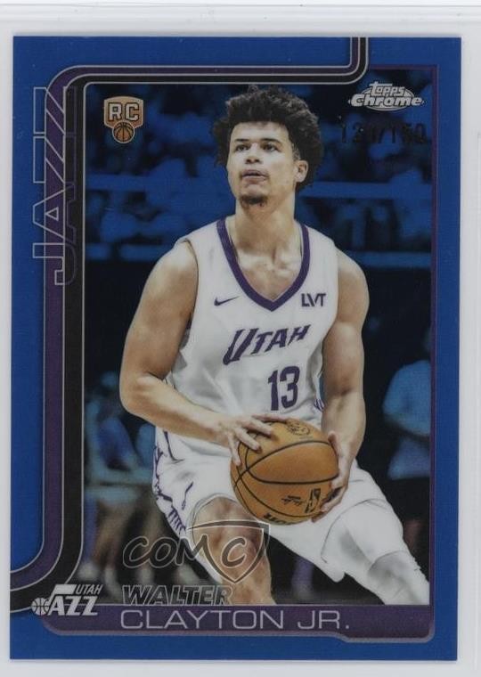 2025-26 Topps Chrome Blue Refractor 130/150 Walter Clayton Jr #268 yj0