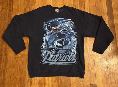 Vintage 90s New England Patriots Pro Player Football Sweatshirt Mens Size Large