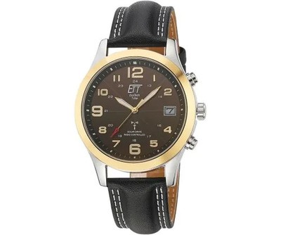 Funk-Solaruhr Gobi Herrenuhr ETT Solar Drive 41mm 10 Bar Bi-Color EGS-11487-22L