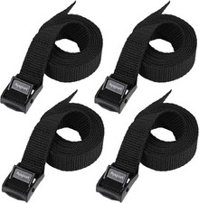 Lashing Straps with Buckles Adjustable Cam Buckle Tie Down Cinch Strap 4 Pack