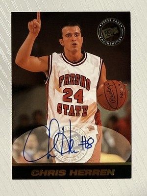 Chris Herren 1999 Press Pass Signature Edition Auto Autograph Fresno State