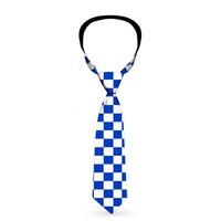 Necktie Standard - Checker Blueku/White (Us Import) Acc Neu