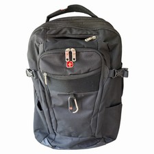 SwissGear 1900 Expandable Travel Laptop Backpack Black ScanSmart SA5710