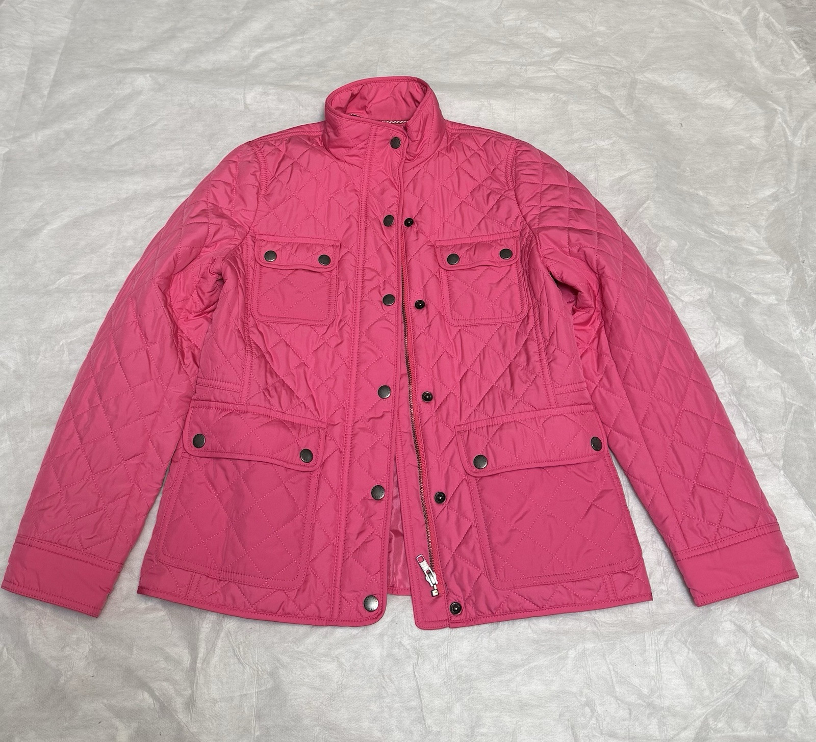 Talbots Patch Pockets Quilted Puffer Jacket Petit… - image 1