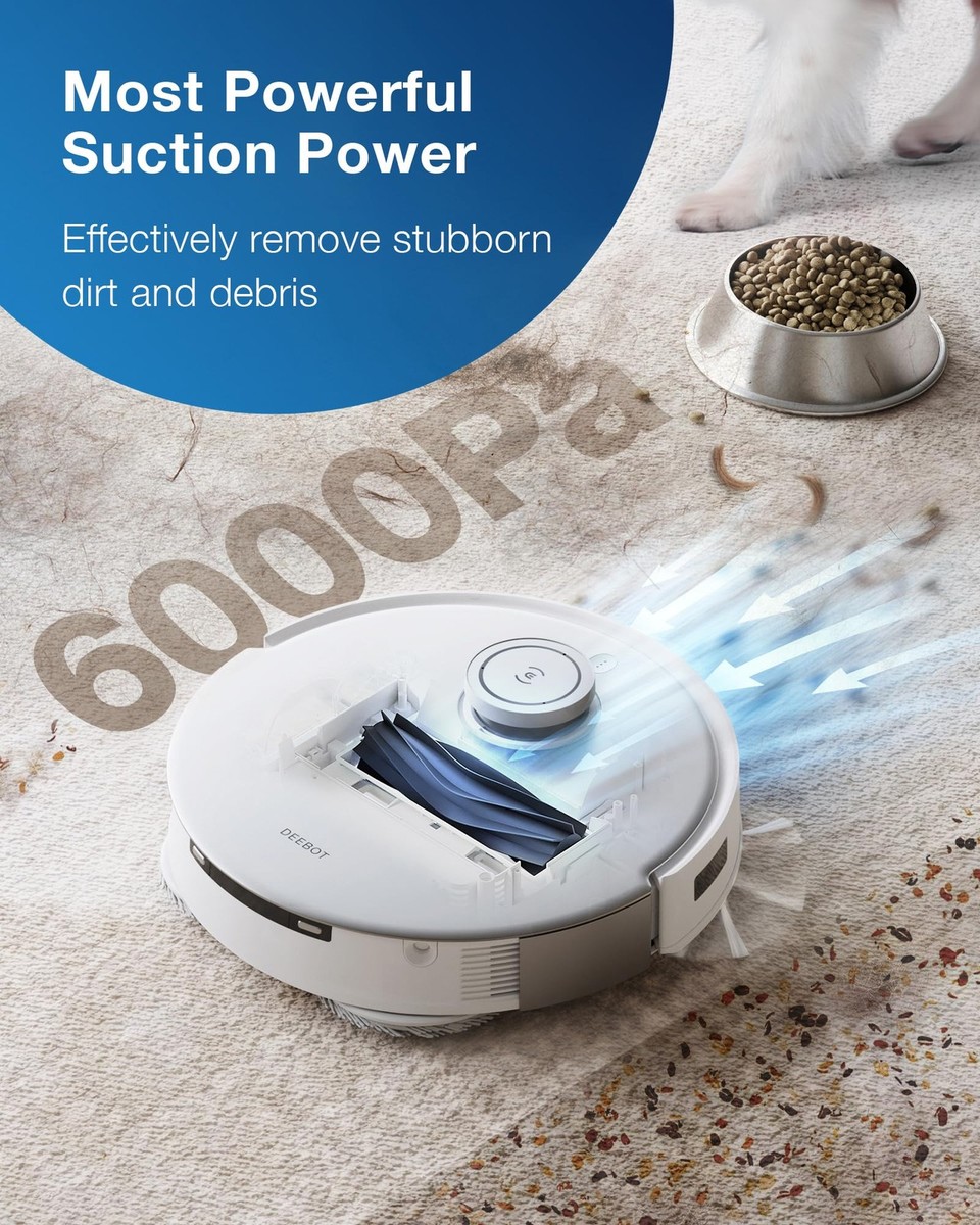 ECOVACS DEEBOT T20 Omni (DLX23) Robot Vacuum and Water Mop Washing