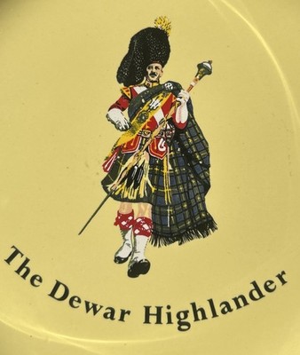 Dewar s Fine Scotch Whiskey  Highlander Plate