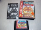 Garfield: Caught in the Act (Sega Genesis, 1995) CIB w/Manual & HANG TAB