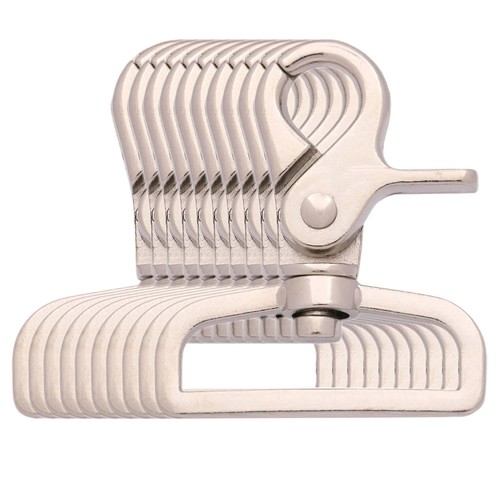 1-1/2'' Swivel Trigger Snap Hook Lobster Claw Clasp Spring Loaded Clip, Flat-...