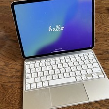 Apple iPad Pro 11 M4 256GB WiFi Silver Magic Keyboard - Barely Used