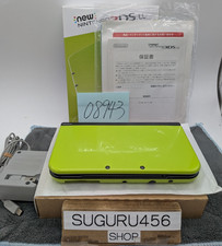 Excellent5 Box NEW Nintendo 3DS LL XL handheld Lime black Mario Game Console