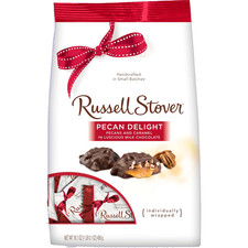 Russell Stover Pecan Delight Gusset Bag 16.10 Ounce Russel Stover Milk Chocolate