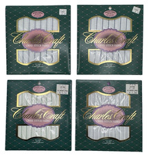 Lot Of 4 Charles Craft Cross Stitch Cotton Fabric 8.5, 10, 14 Count 12”X 18” New