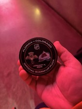 Florida Panthers Winter Classic Logo vs Colorado Avalanche Warm-Up Puck 1/4/2026