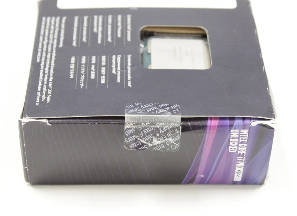 NEW Intel Core i7-9700K 9th Gen PC CPU Unlocked BX80684179700K SRG15 BOX OPENED - Image 3 of 4