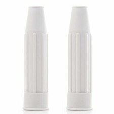 2x SPLASH PREVENTING RUBBER TAP SWIRLS 3/4" Chef Aid Flexible Kitchen Nozzles