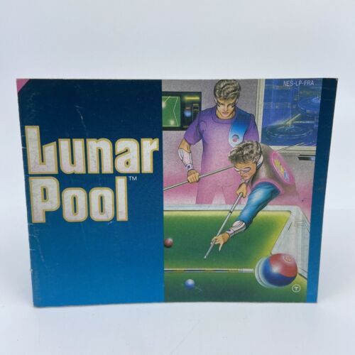 Notice Nintendo NES Lunar Pool Très Bon État Rare - Version FRA - Foto 1 di 2
