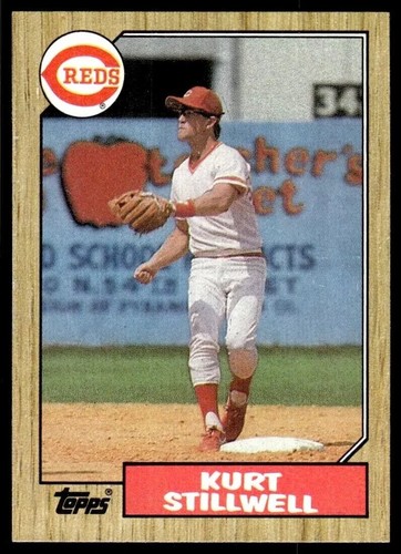 1987 Topps #623 Kurt Stillwell Shortstop Cincinnati R cardPSA 10 1987