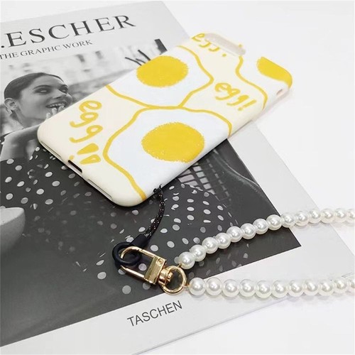 Pearl Beaded Phone Neck Straps Mobile Phone Chain Phone Lanyard Phone Straps - Photo 5 sur 7