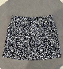 Rafaella Comfort Polka Dot Floral Skort