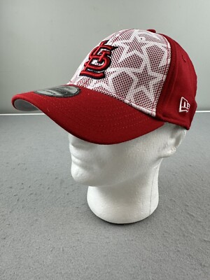 St. Louis Cardinals July 4th Red with Stars & Stripes 39Thirty New Era Hat S/M