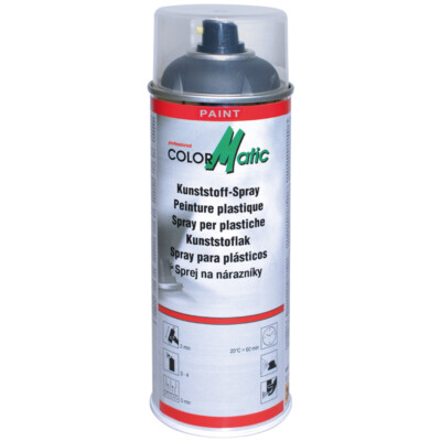 Kunststoffspray grau ColorMatic 856617 Lackspray Lack Spray 400 ml Kunststoff
