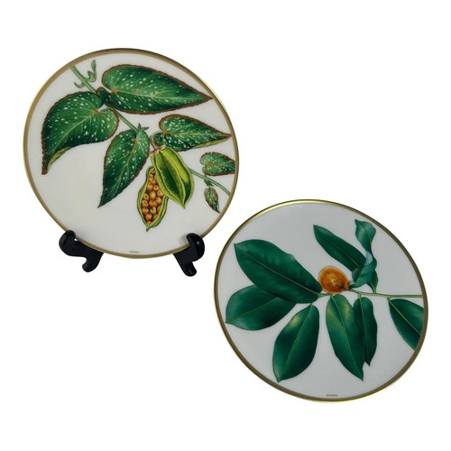 2024 Hermes "Passifolia" Bread and Butter Plates #1 & #2 - 2 Pieces