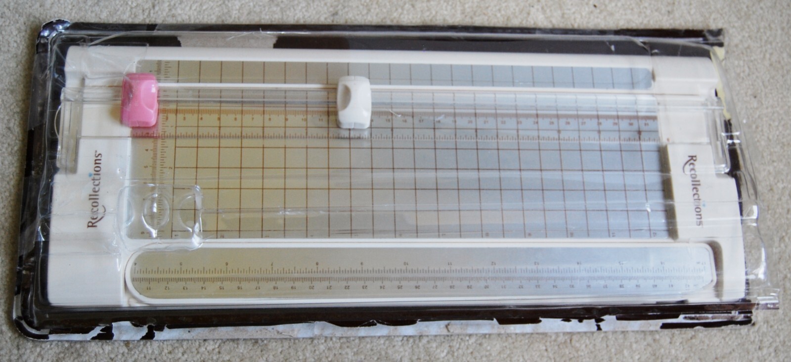 Recollections 12" A4 Paper Trimmer Cutter Scrap Booking Tool two blades
