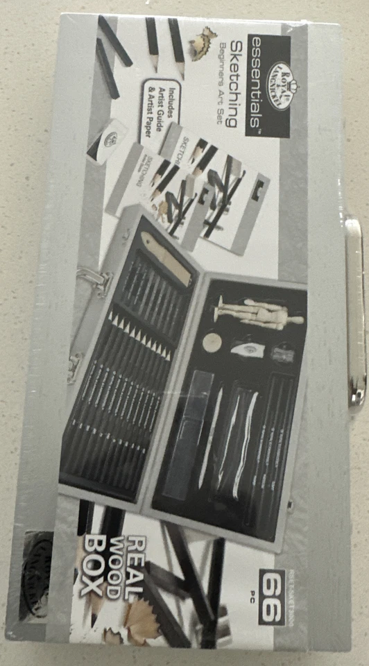 NEW 66pc Sketching Beginners Art Set Royal and Langnickel Essentials NIB Sealed - Image 2 of 3