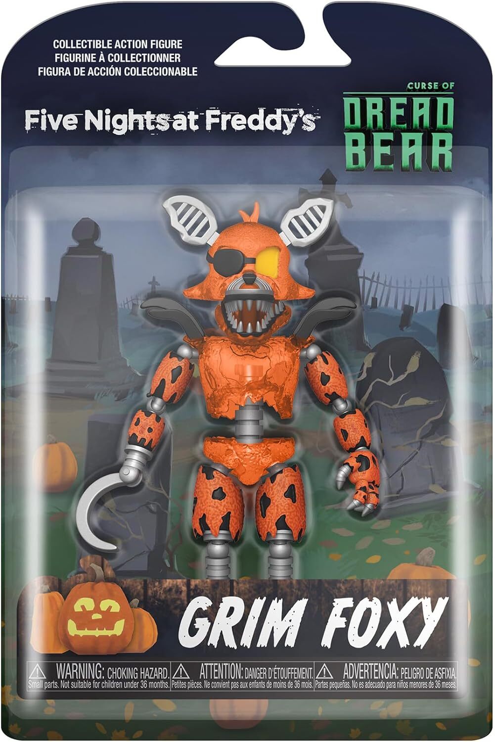 Funko Action Figure Cinque Nights At Freddy S Curse Of Dreadbear Grim Foxy