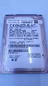 Hitachi 7K320-160 HTS723216L9SA60 160 GB SATA SMART OK Laufzeit 1571 Stunden