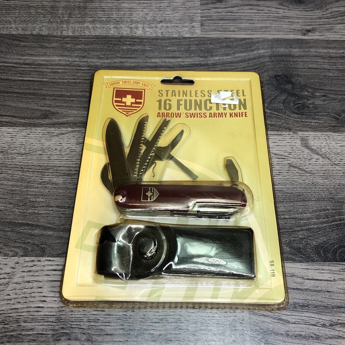 Arrow Swiss Army Pocket Knife 16 Multi-Function Blades Tools SA