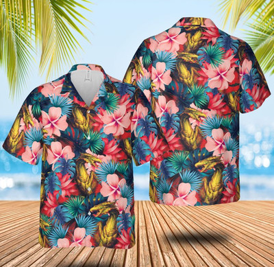 Magic The Gathering Shivan Dragon Hawaiian Shirt Size S-5XL