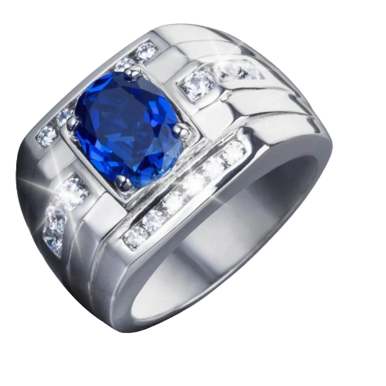 Men's Cocktail Rings 10 Ring