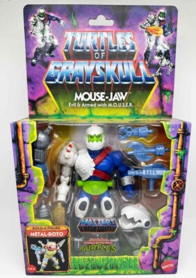 Masters of the Universe Origins Turtles of Grayskull Mouse-Jaw Metal Boto BAF